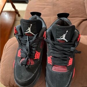 Jordan Black and Red Men's Sneakers